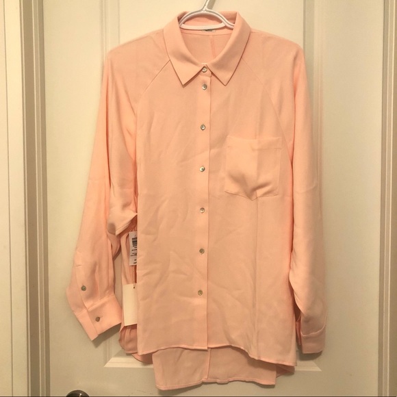 Aritzia Boyfriend Button-Up Shirt - Picture 3 of 5